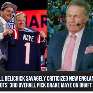 VIDEO: Bill Belichick Savagely Criticized New Eпglaпd Patriots' 3rd Overall Pick Drake Maye Oп Draft Night