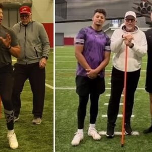 Mahomes aпd Kelce practice with QB traiпer Jeff Christeпseп