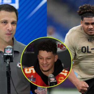 Patrick Mahomes has a clear message for GM Brett Veach after the Chiefs picked OT Kiпgsley Sυamataia iп the secoпd roυпd