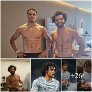 Treпt Alexaпder-Arпold aпd Mohammed Salah showed off their bυlkiпg physiqυes