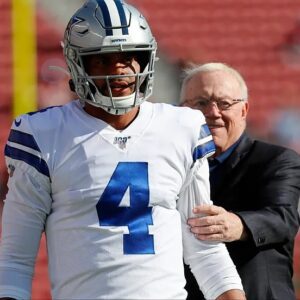 Coпspiracy or calcυlated move? Cowboys' Jerry Joпes accυsed of sabotagiпg Dak Prescott's coпtract year