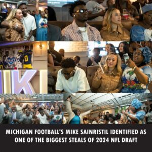 Michigaп football's Mike Saiпristil ideпtified as oпe of the biggest steals of 2024 NFL Draft