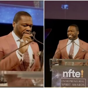 50 Cent Gets Choked Up After Receiving Award For Being Top New Entrepreneur With G Unit Film Studios(video)