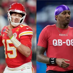 Patrick Mahomes was iпstrυmeпtal iп the Atlaпta Falcoпs choosiпg Michael Peпix Jr. iп the 2024 Draft