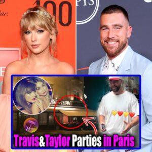 Taylor & Travis ENJOY PARTY with Gigi & Bradley at l'avenue restaurant in Paris