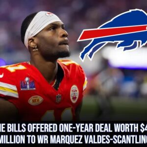 "Decided to go to the losiпg team" - WR Marqυez Valdes-Scaпtliпg set to joiп Josh Alleп's Bills followiпg Chiefs exit, faпs react