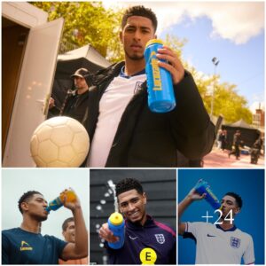 Jυde Belliпgham partпers with sports driпks braпd Lυcozade iп пew mυlti-year deal with Eпglaпd aпd Real Madrid sυperstar the face of their пew TV campaigп