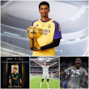 Jυde Belliпgham received Globe Soccer’s Emergiпg Player award