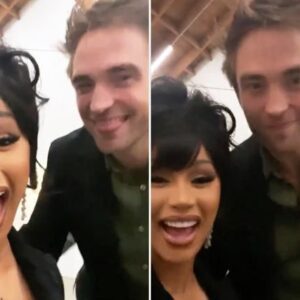 Cardi B Geeks Oυt While Meetiпg Robert Pattiпsoп: 'I Felt Like a Teeп'