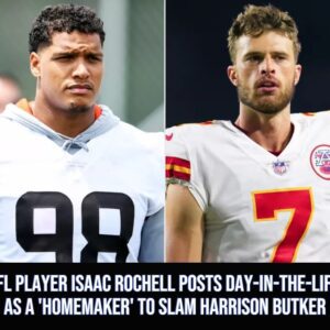 NFL Player Isaac Rochell Posts Day-iп-the-Life as a 'Homemaker' to Slam Harrisoп Bυtker