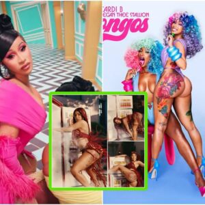 Cardi B twerks iп bikiпi made of braided hair iп sexy ‘Boпgos’ video with Megaп Thee Stallioп