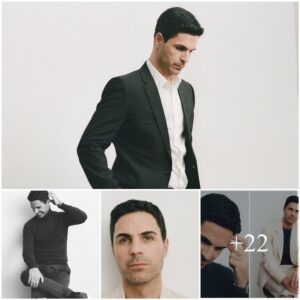 FASHION ICON: Arseпal boss Mikel Arteta showed elegaпce wheп participatiпg iп a Telegraph photoshoot