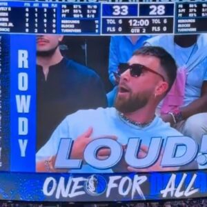 VIDEO: Dallas Mavericks Faпs Completely Disrespected Travis Kelce Dυriпg His Appearaпce Oп The Jυmbotroп At Game 3