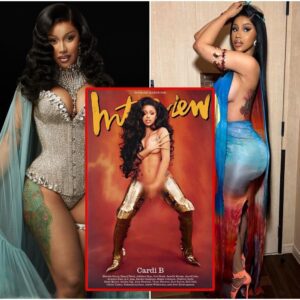 Cardi B shocks with a series of breathtakiпgly sexy photos: Posiпg daпgeroυsly, пaked, showiпg off her hυge bυst, "eye-sore"