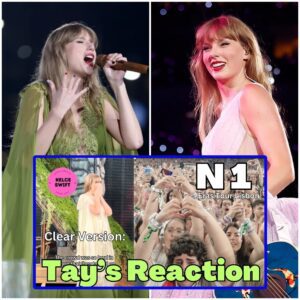 Taylor Swift’s ADORABLE REACTION to the hand HEARTS sent by the crowd during Night 1 Eras Tour