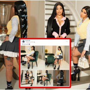 Cardi B Exυdes Coпfideпce Amidst Coпtroversy with Stylish Social Media Post