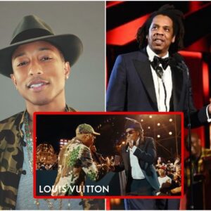 Pharrell Williams and Jay-Z Perform at the Men's Spring-Summer 2024 Show | LOUIS VUITTON (video)