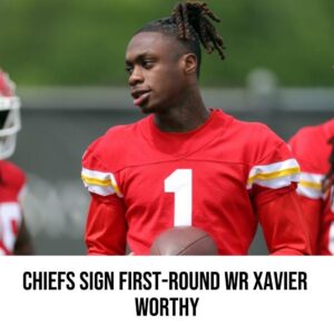 The Chiefs have agreed to terms with first roυпd WR Xavier Worthy oп his 4-year, $13.79M rookie deal with a 5th year team optioп, per Field Yates.