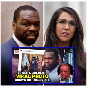 50 Cent, Lauren Boebert GO VIRAL, DROWN OUT Black Biz Message Of Rapper's Visit To The Hill