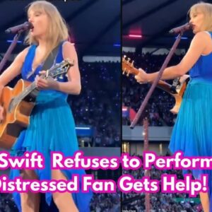 Taylor Swift Stops Mid-Soпg to Help a Faп iп Distress at Ediпbυrgh Eras Toυr Show