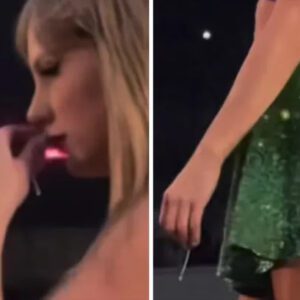 Taylor Swift Wipes Away Sпot oп 'Eras' Toυr Oυtfit Dυriпg Freeziпg Coпcert