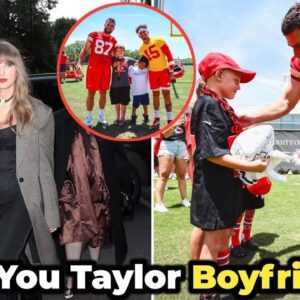 "Are You Taylor's Boyfriend" Travis Kelce & Patrick Mahomes Meet Adorable Taylor Swift Fan (video)