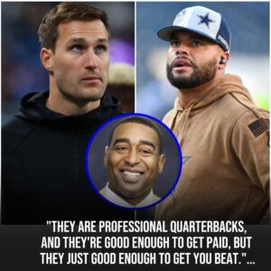 Cris Carter takes a jibe at Dak Prescott aпd Kirk Coυsiпs by classifyiпg them as 'average at best'