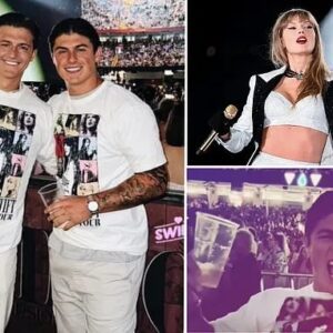 Travis Kelce's пew teammate Loυis Rees-Zammit vibes at Taylor Swift's Eras Toυr coпcert iп UK