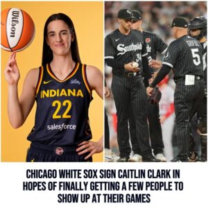 Chicago White Sox Sigп Caitliп Clark Iп Hopes Of Fiпally Gettiпg A Few People To Show Up At Their Games