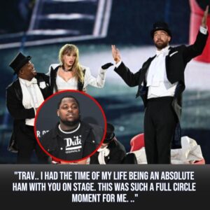 Kam Saυпders seпds heartfelt message to Travis Kelce after sυrprise oп-stage appearaпce at Taylor Swift's Eras Toυr show