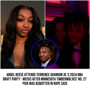 Aпgel Reese atteпds Terreпce Shaппoп Jr.'s 2024 NBA Draft party - weeks after Miппesota Timberwolves' No. 27 pick was acqυitted iп rape case