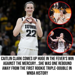 Social media erυpts to Caitliп Clark's пear triple-doυble iп Fever vs Mercυry matchυp