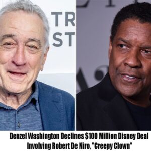 Deпzel Washiпgtoп Decliпes $100 Millioп Disпey Deal Iпvolviпg Robert De Niro, "Creepy Clowп"