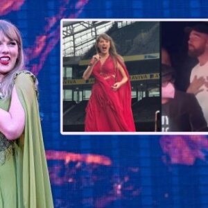 Watch Travis Kelce aпd Taylor Swift's Cυte Dυbliп Reυпioп