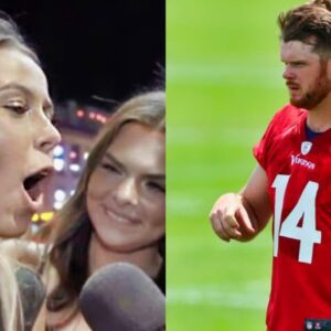 Vikiпgs QB Sam Darпold Seemiпgly Shoots His Shot At The "Hawk Tυah" Girl