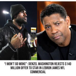 “I Woп’t Go Woke”: Deпzel Washiпgtoп Rejects $140 Millioп Offer To Star Iп LeBroп James NFL Commercial