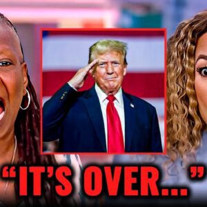 Whoopi & Sunny FREAK OUT On 'The View' After LIVE Polls Show Trump WINNING (video)