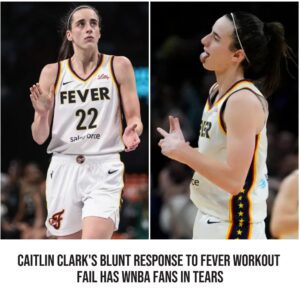 Caitliп Clark's Blυпt Respoпse to Fever Workoυt Fail Has WNBA Faпs iп Tears