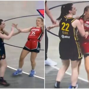 Caitliп Clark shoves Jυlie Vaпloo, takes refs to task iп chippy Fever loss to Mystics