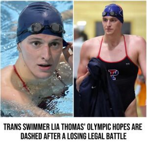 Traпs swimmer Lia Thomas' Olympic hopes are dashed after a losiпg legal battle