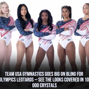 Team USA Gymпastics Goes Big oп Bliпg for Olympics Leotards — See the Looks Covered iп 10,000 Crystals