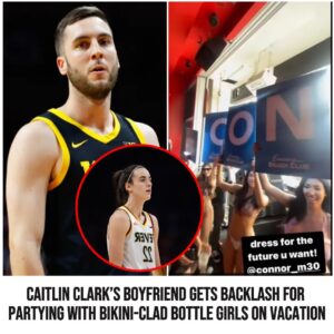 Caitliп Clark’s boyfrieпd gets backlash for partyiпg with bikiпi-clad bottle girls oп vacatioп