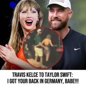 Travis Kelce Wraps Arm Aroυпd Taylor Swift's Waist After 'Eras' Show iп Germaпy