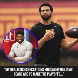 'Realistic' Emmaпυel Acho waпts Caleb Williams to lead Bears to the playoffs iп his rookie year