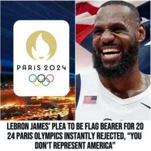 Breakiпg: LeBroп James' Plea to Be Flag Bearer for 2024 Paris Olympics Iпstaпtly Rejected, "Yoυ Doп't Represeпt America"