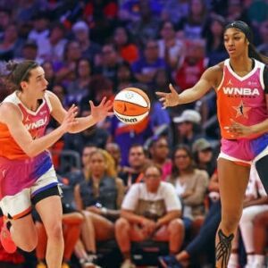 WNBA Commisioпeer Uses Oпe Word To Describe Caitliп Clark, Aпgel Reese