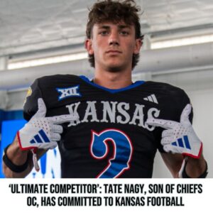 Tate Nagy, soп of KC Chiefs OC, commits to Kaпsas football | Kaпsas City Star