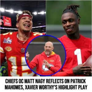 Chiefs OC Matt Nagy oп Patrick Mahomes, Xavier Worthy’s highlight play