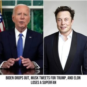 Biden Drops out, Musk Tweets for Trump, and Elon Loses a Superfan | Elon