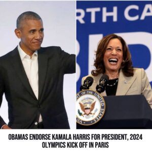 Obamas Endorse Kamala Harris for President, 2024 Olympics Kick Off in Paris (video)